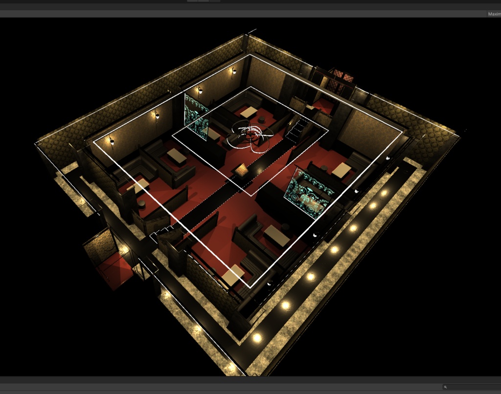 3DCG【club】内装モデル キャバクラ/ホストクラブ