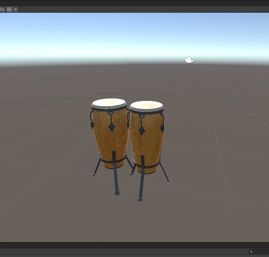 3DCG【conga_set】コンガ 楽器セット