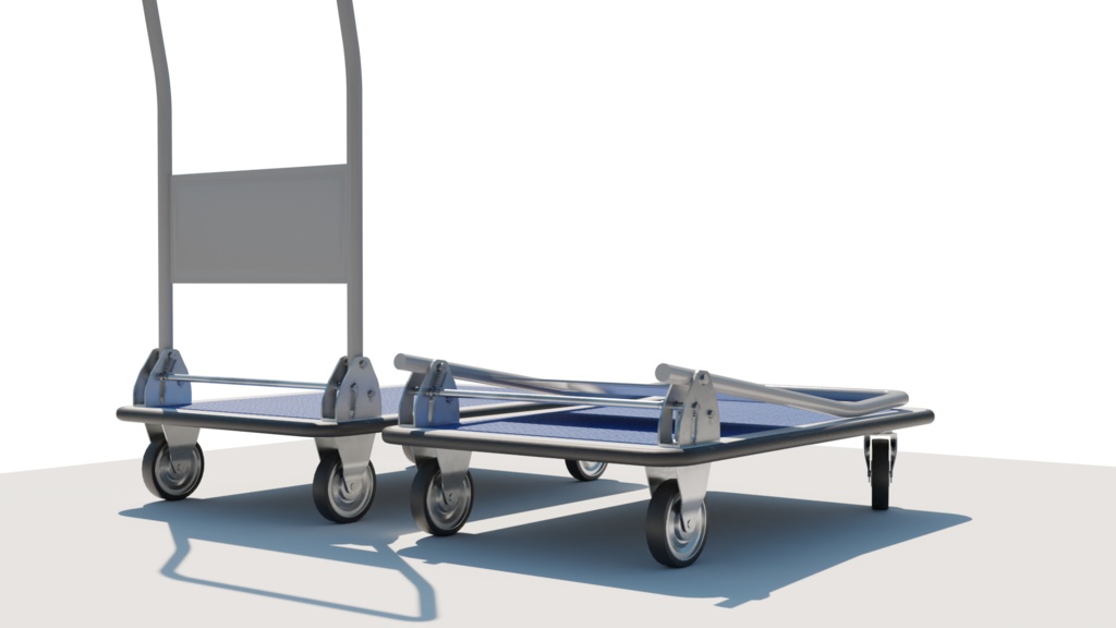 3DCG【trolley】台車 カート