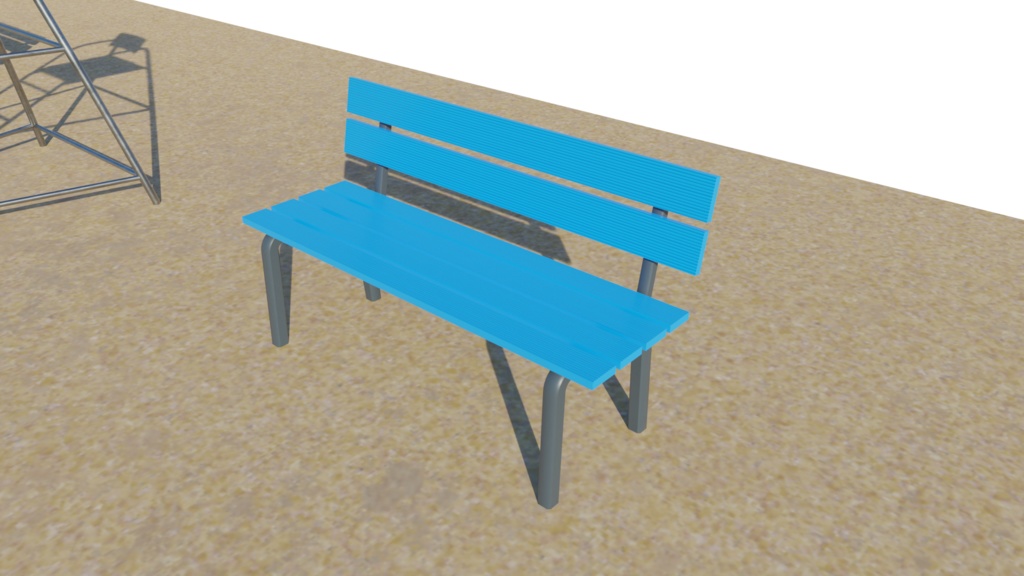 3DCG【Tennis_court】テニスコート