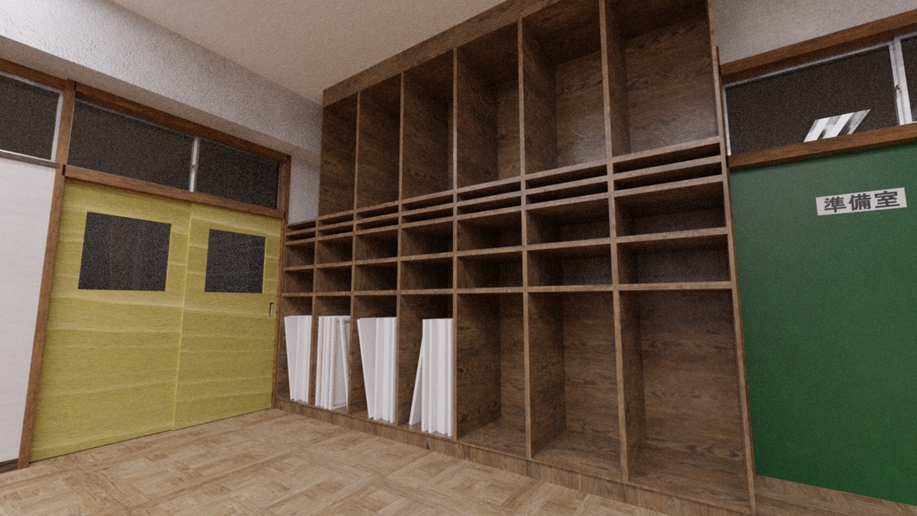 3DCG【Art_room】美術室 学校 教室