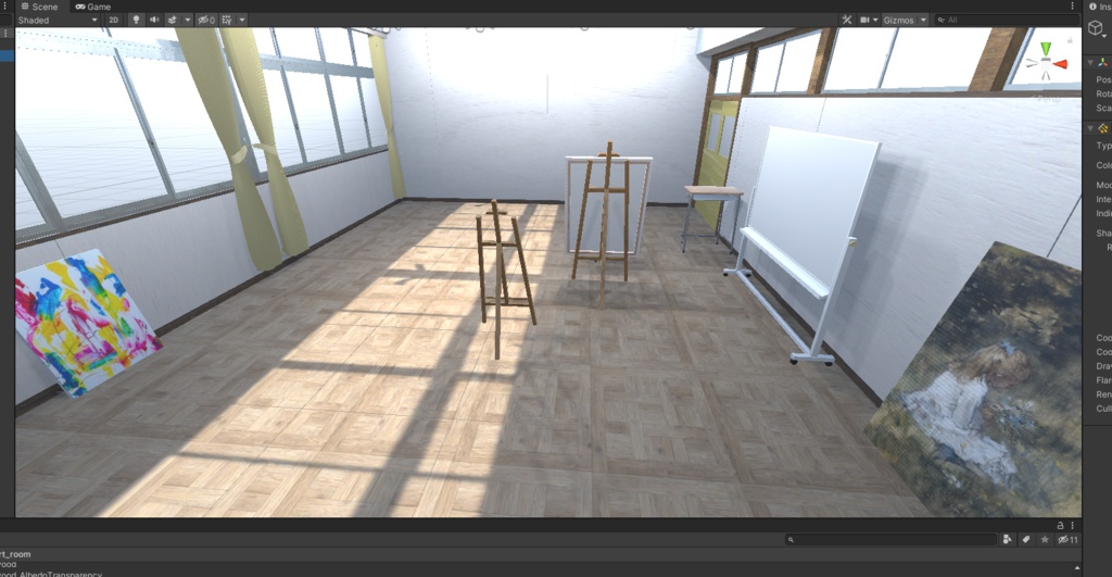 3DCG【Art_room】美術室 学校 教室