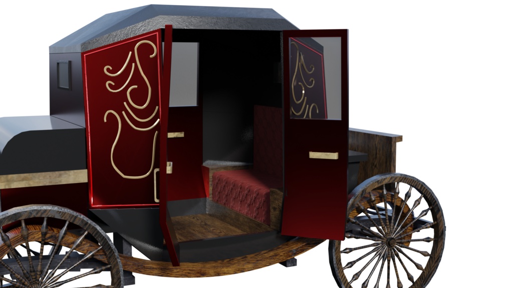 3DCG【carriage】馬車