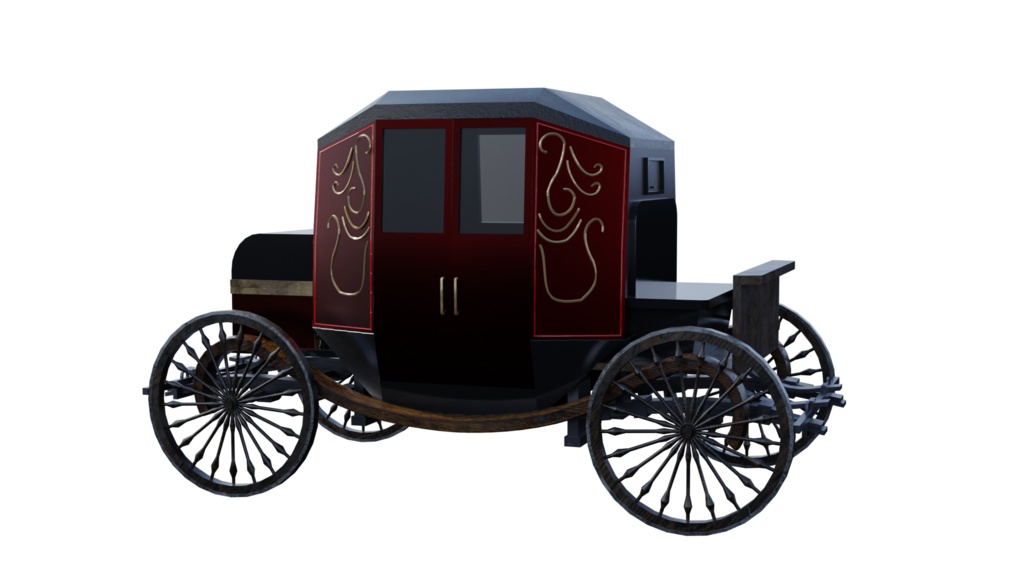 3DCG【carriage】馬車