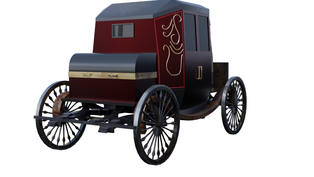 3DCG【carriage】馬車