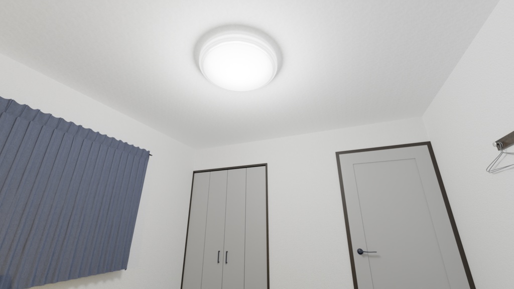 3DCG【webcasts_room】個人部屋 配信部屋