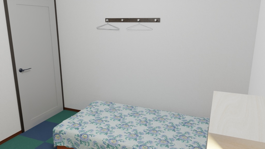 3DCG【webcasts_room】個人部屋 配信部屋