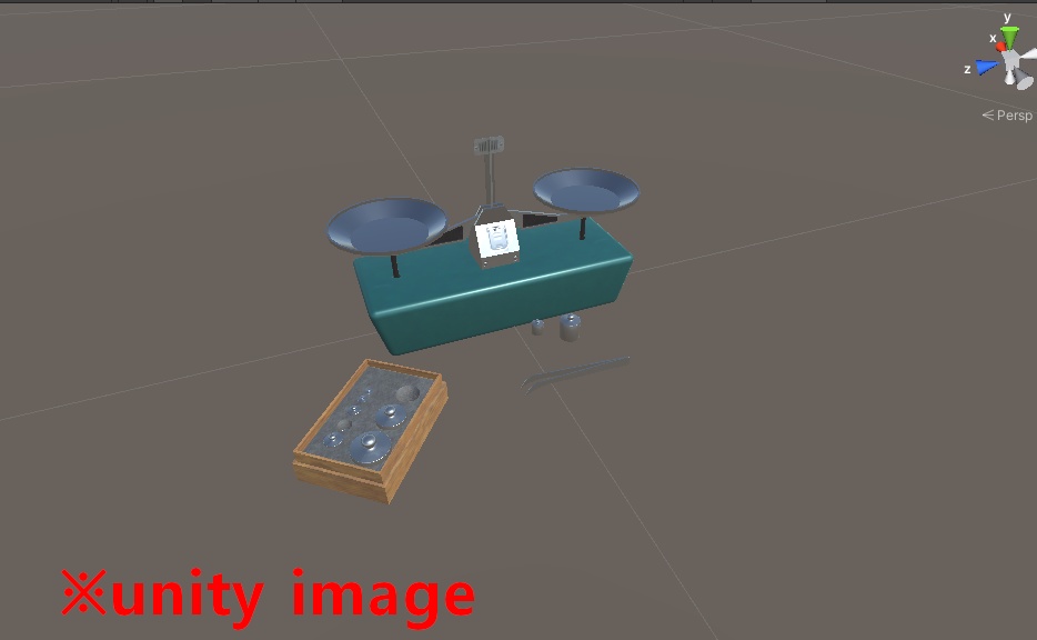 3DCG【balance】天秤/測り