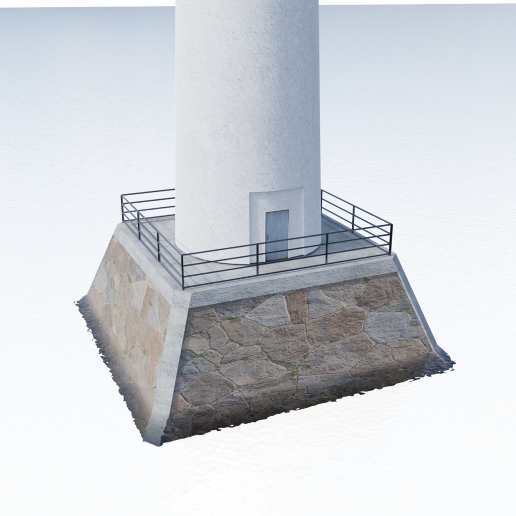 3DCG【lighthouse】灯台