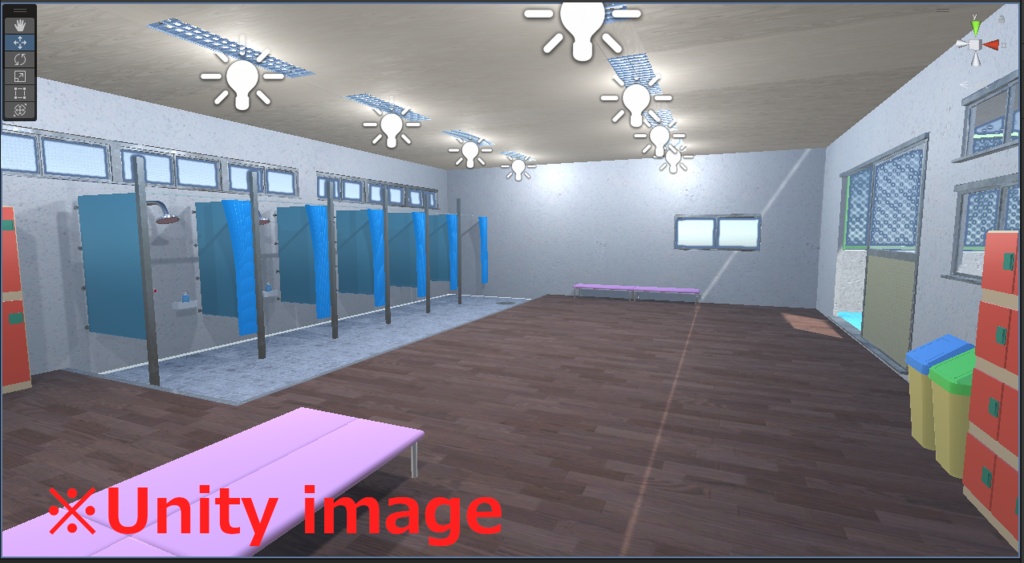 3DCG【pool】学校のプール 屋外プール