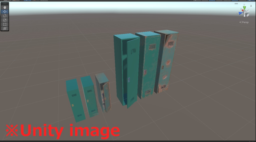 3DCG【Locker_set】ロッカーセット