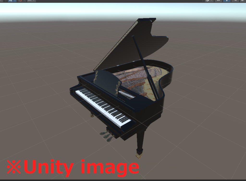 3DCG【grand_piano】グランドピアノ