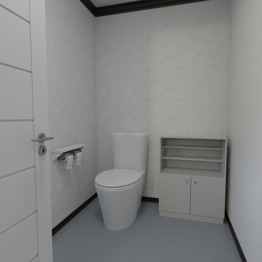 3DCG【house】古めの大きな家