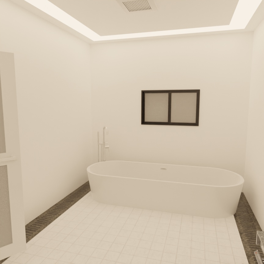 3DCG【house】古めの大きな家