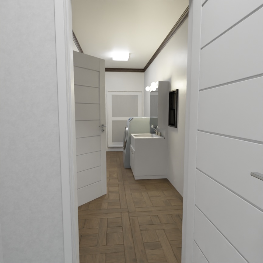 3DCG【house】古めの大きな家