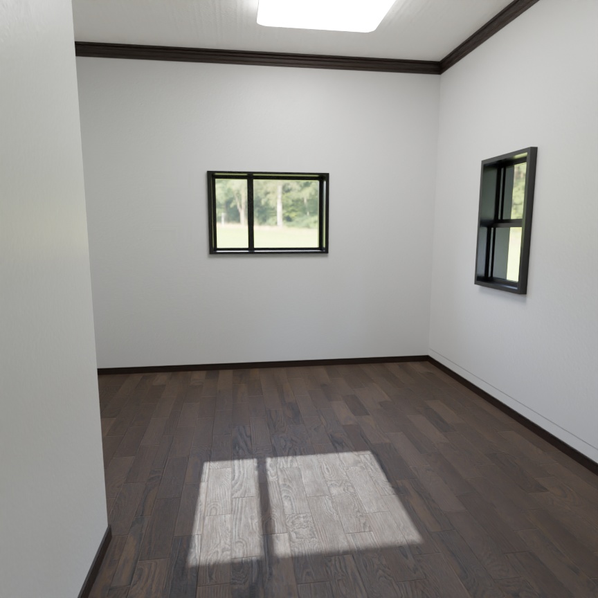 3DCG【house】古めの大きな家