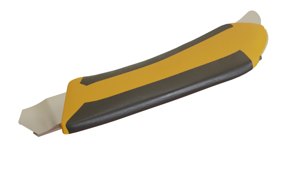 3DCG【cutter】カッターナイフ