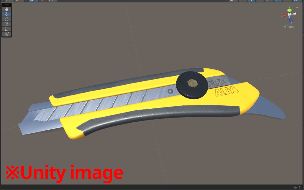 3DCG【cutter】カッターナイフ