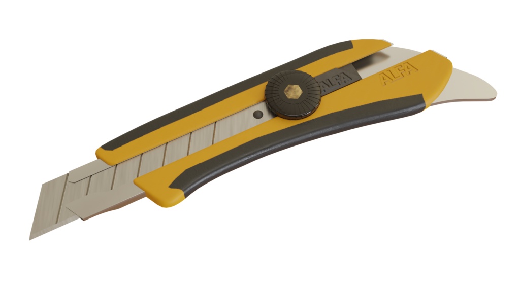 3DCG【cutter】カッターナイフ