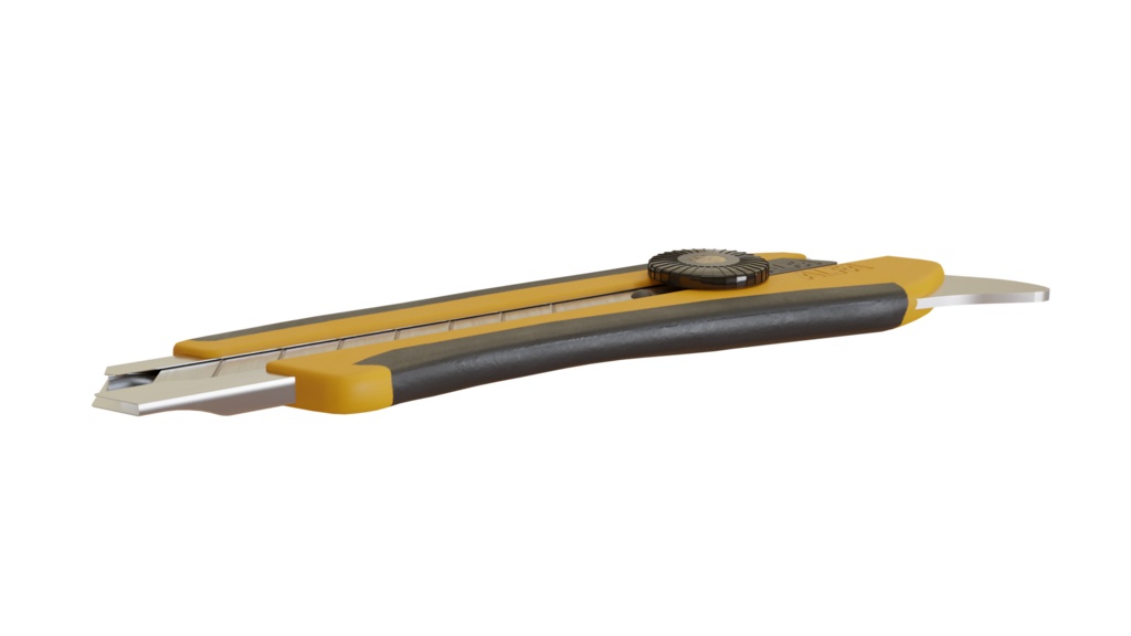 3DCG【cutter】カッターナイフ