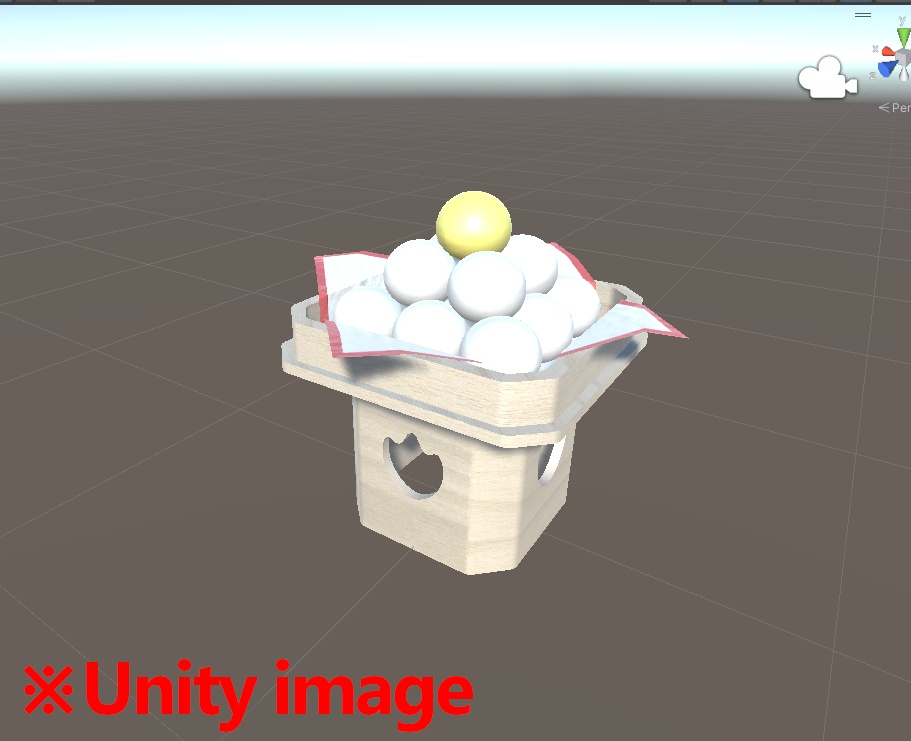 3DCG【tsukimi_dango】月見団子