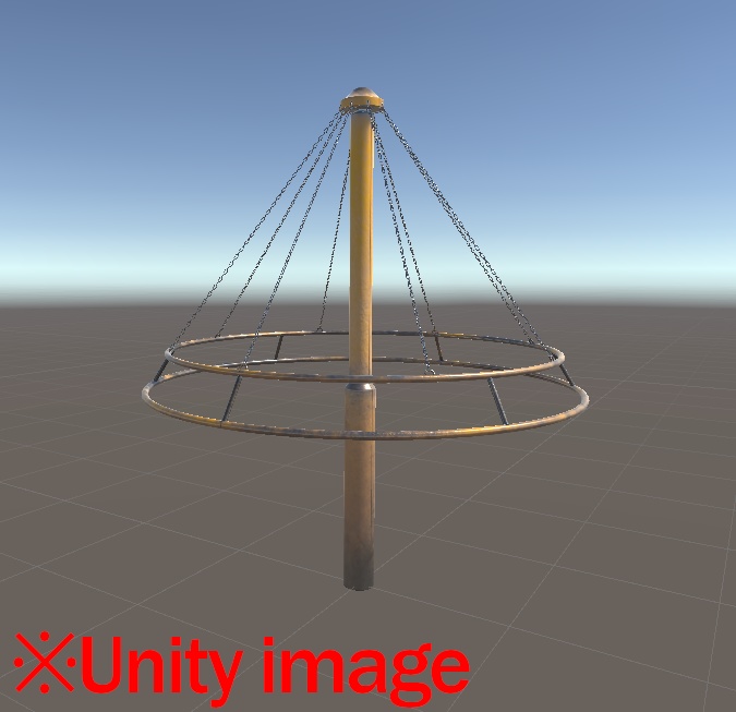 【3DCG】ブランコ/鉄棒/雲梯/回旋塔/タイヤ/シーソー
