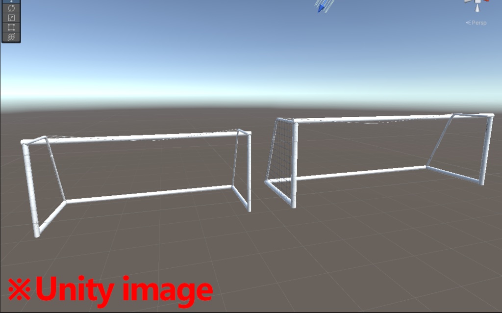 3DCG【soccer_goal_post】サッカーゴールポスト