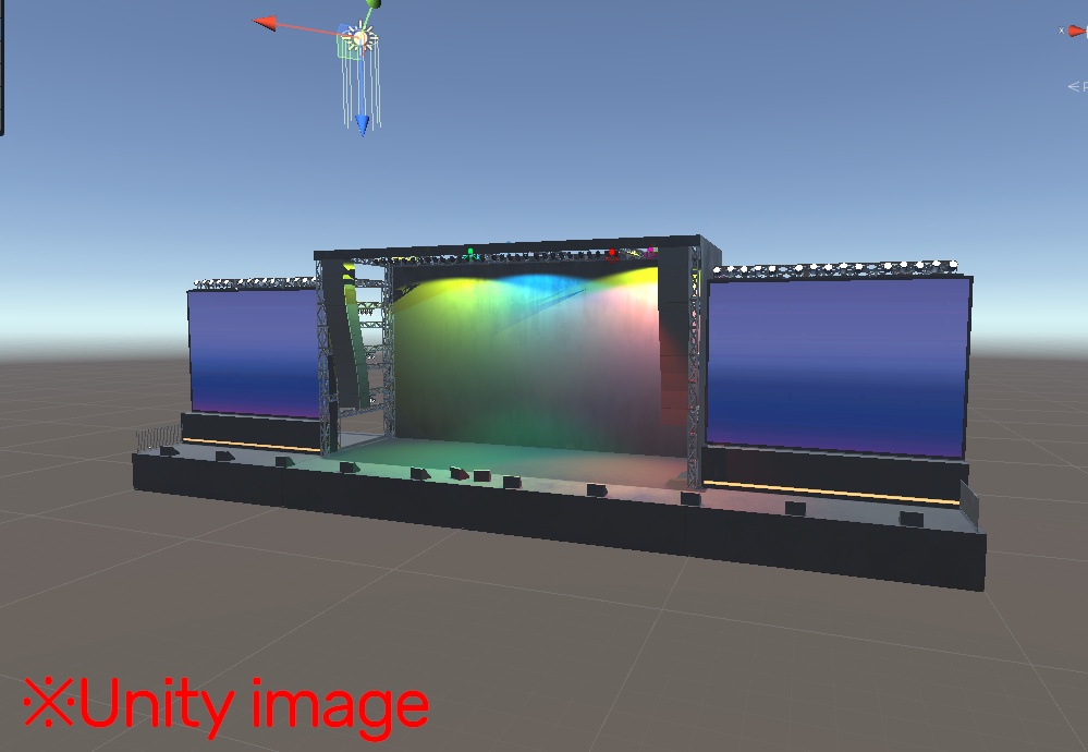 【3DCG】野外ライブステージ