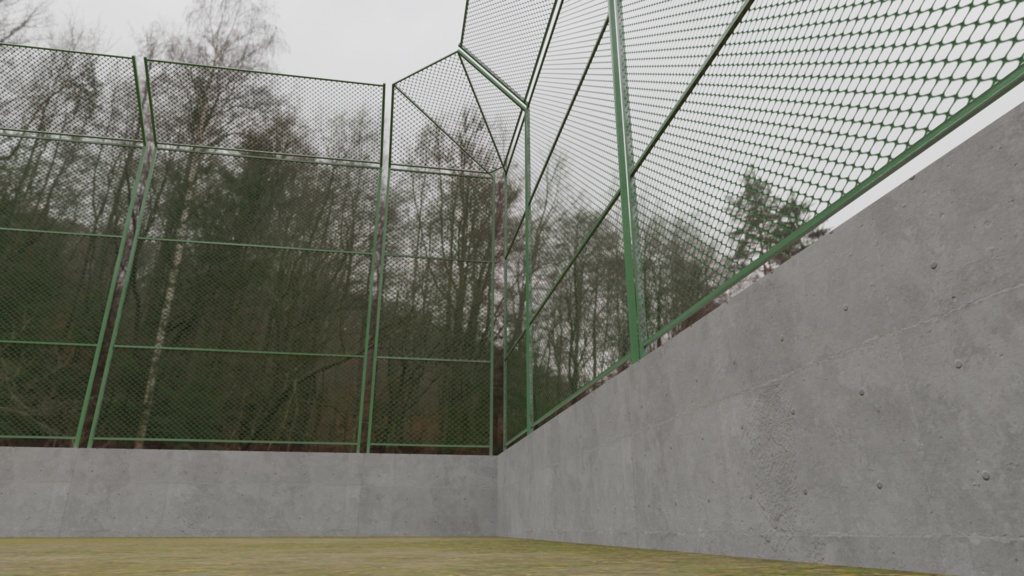 【3DCG】学校のグラウンド