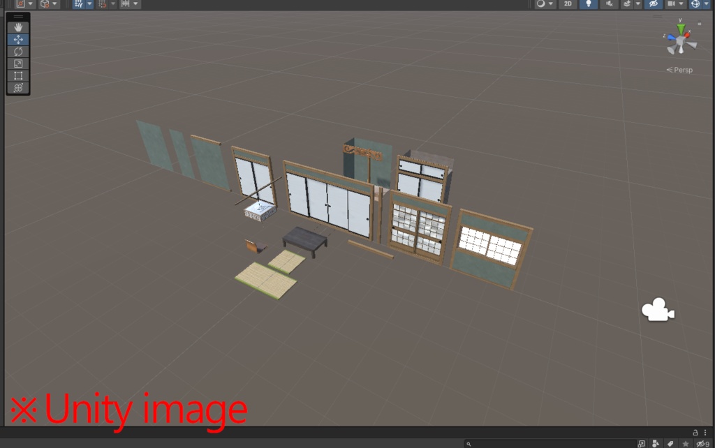 【3DCG】和室モデルキット