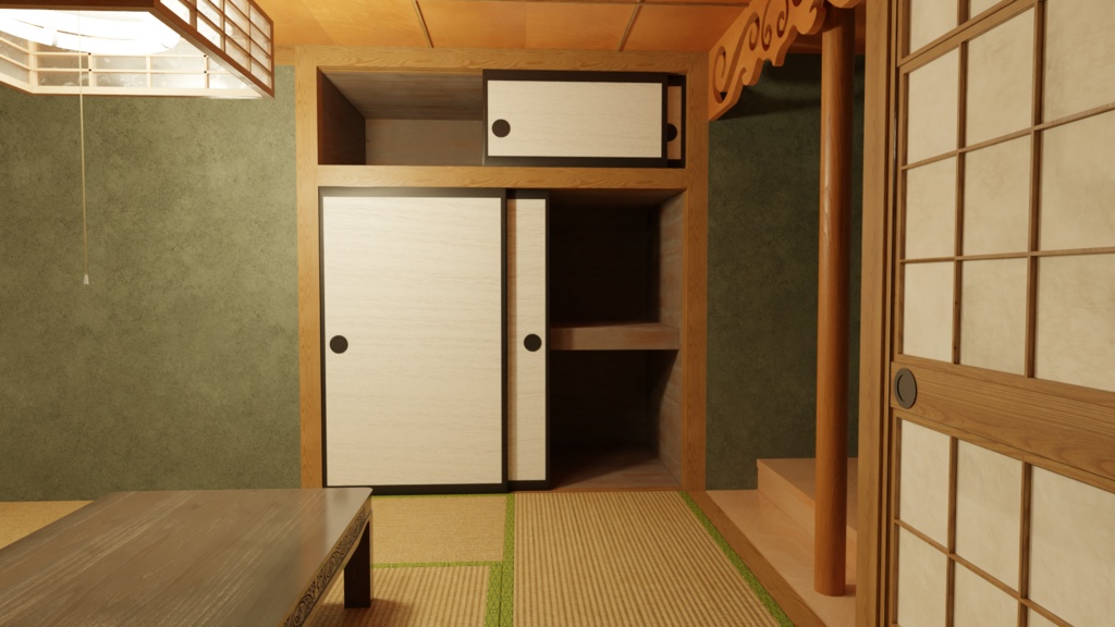 【3DCG】和室モデルキット