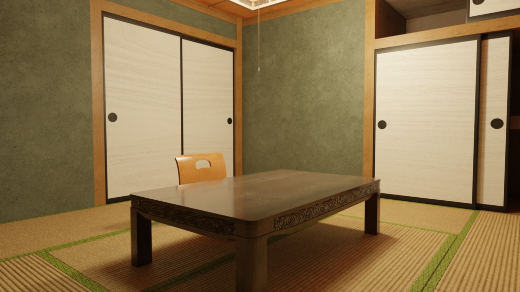 【3DCG】和室モデルキット