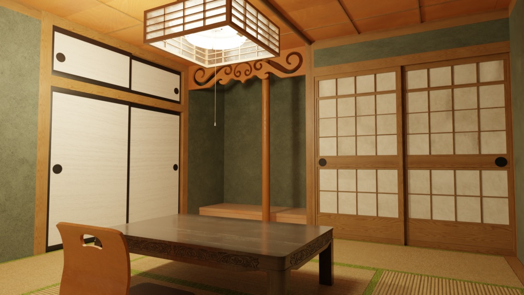 【3DCG】和室モデルキット