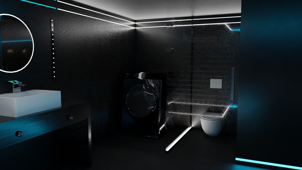 【3DCG】サイバールーム(ホテル)