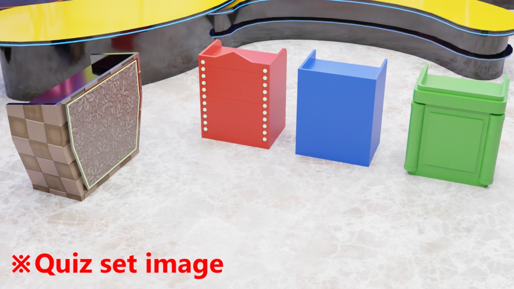 【3DCG】テレビスタジオセット