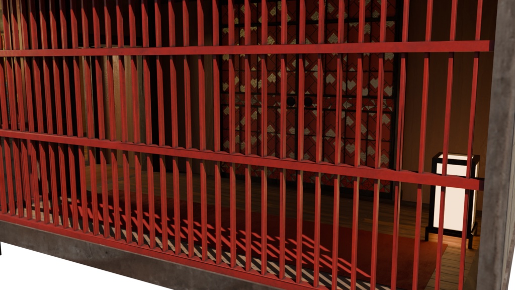 【3DCG】遊郭建物セット