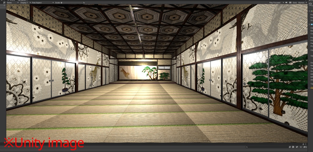 【3DCG】将軍部屋/大広間