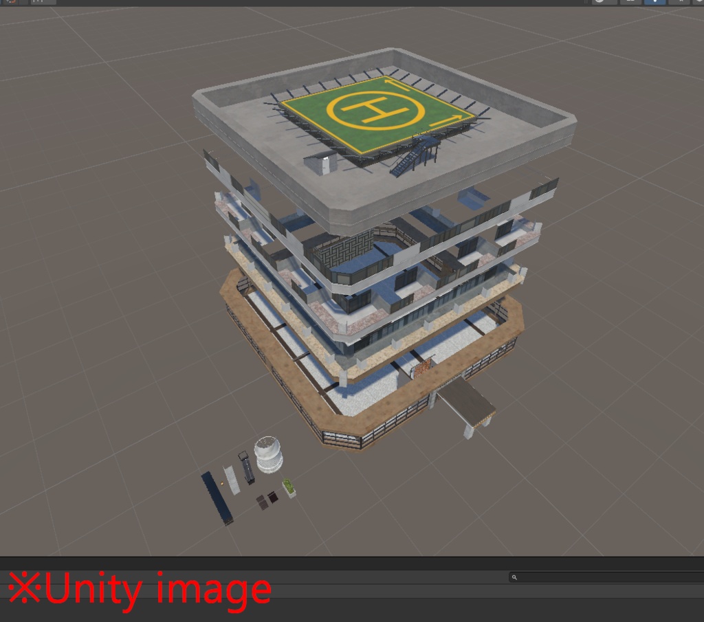 【3DCG】タワーマンション/高層マンション