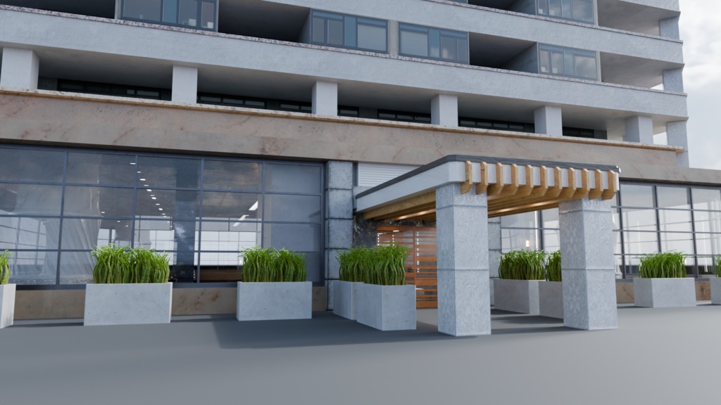 【3DCG】タワーマンション/高層マンション