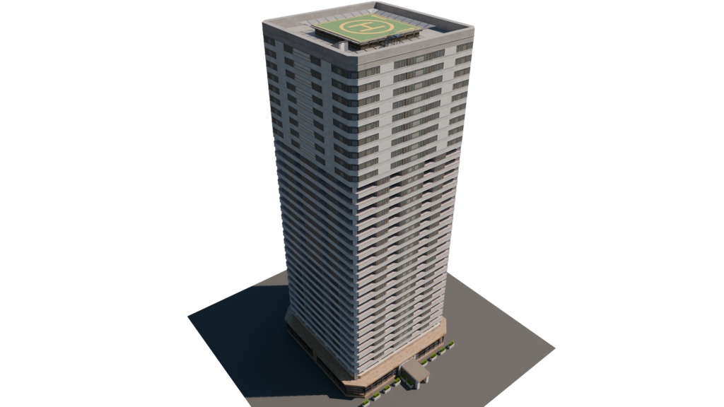 【3DCG】タワーマンション/高層マンション