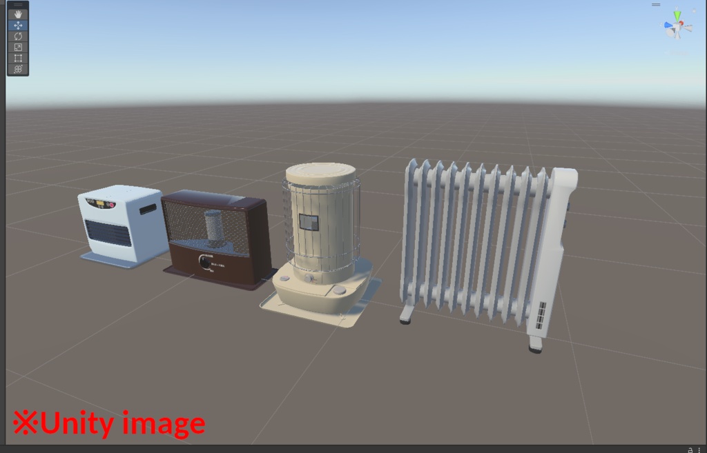【3DCG】ヒーター/ストーブセット