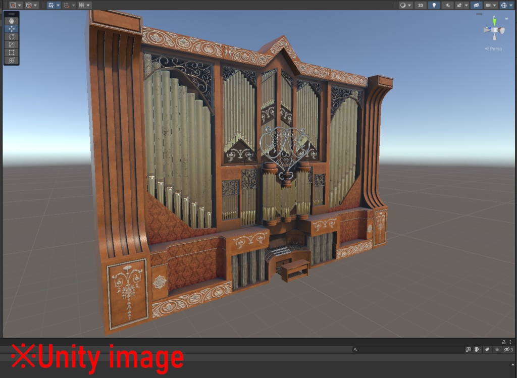 【3DCG】パイプオルガン