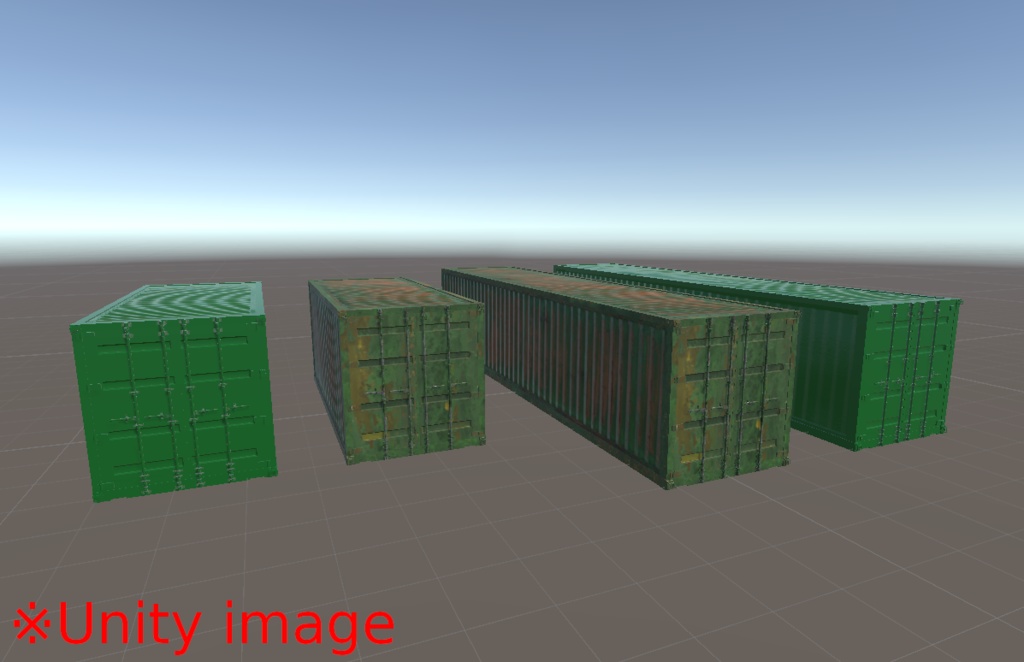 【3DCG】コンテナ