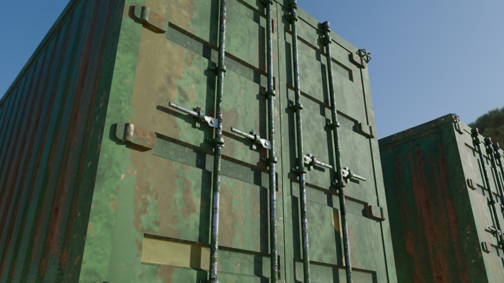 【3DCG】コンテナ