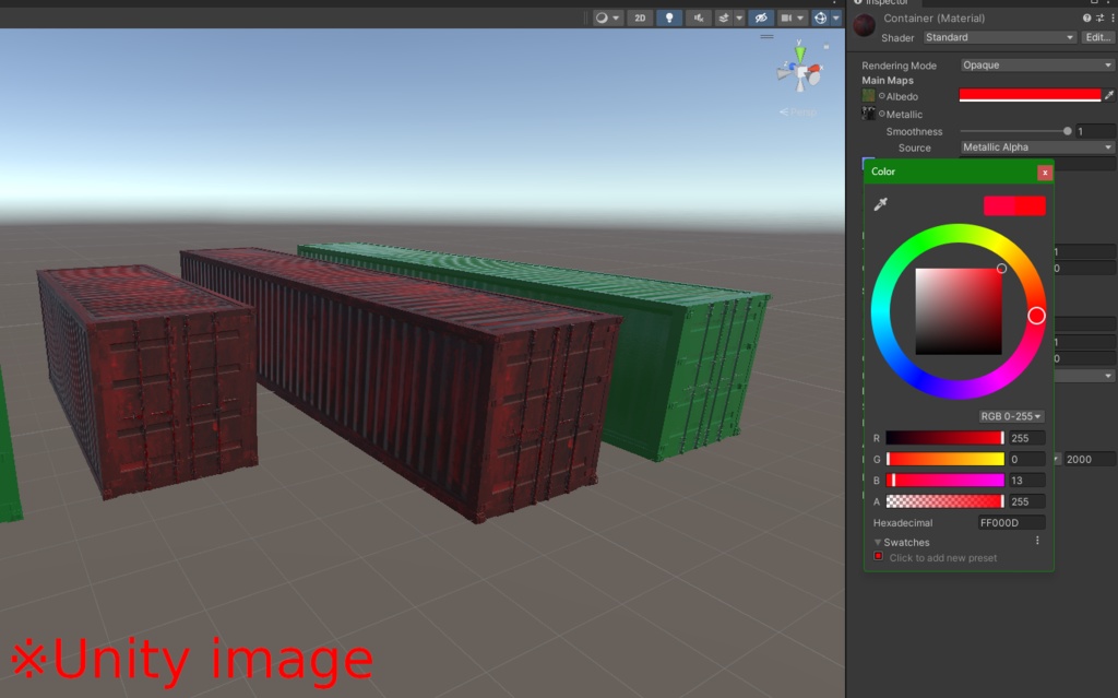 【3DCG】コンテナ