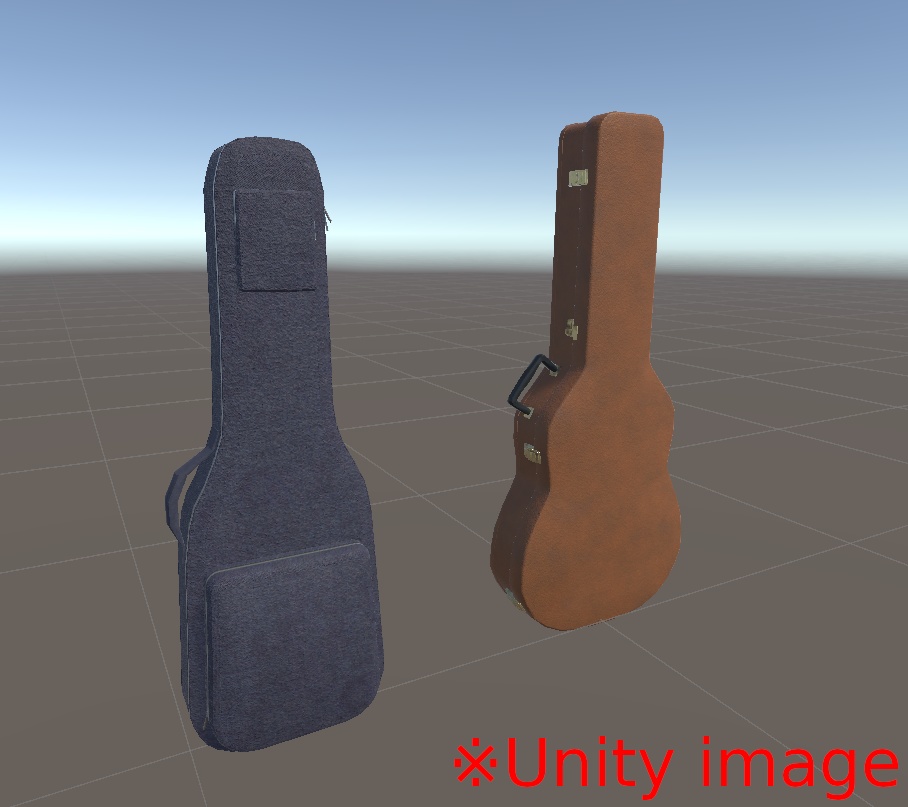 【3DCG】ギターケース/ソフト&ハード