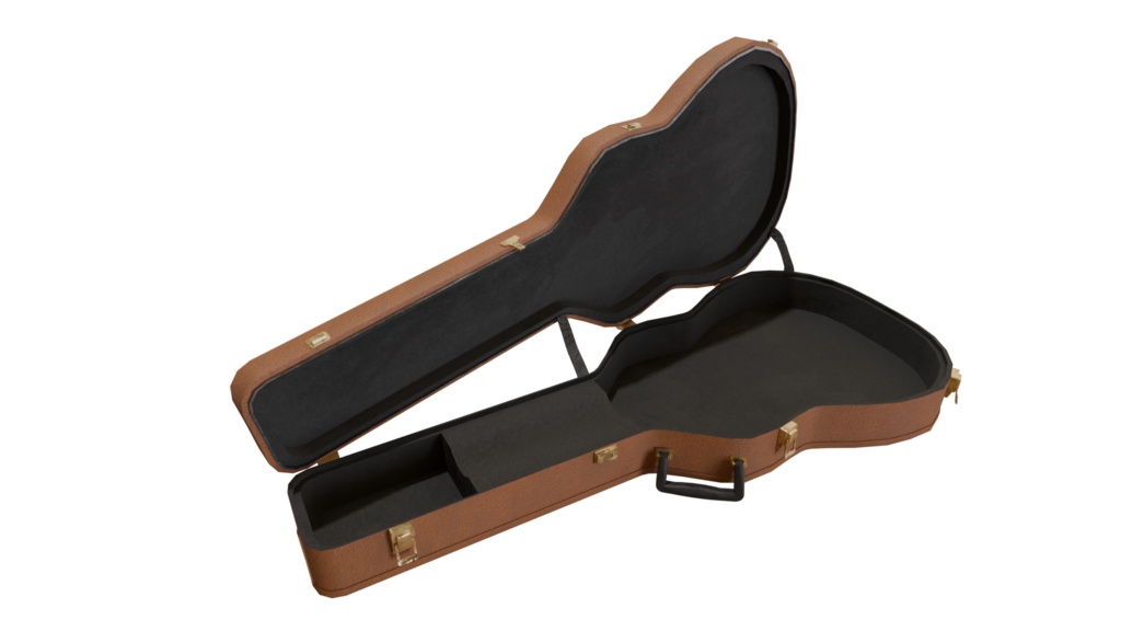 【3DCG】ギターケース/ソフト&ハード