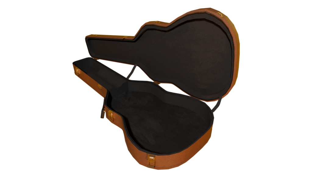 【3DCG】ギターケース/ソフト&ハード