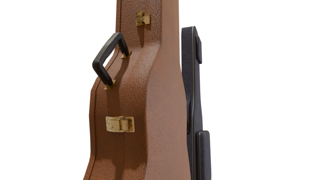 【3DCG】ギターケース/ソフト&ハード