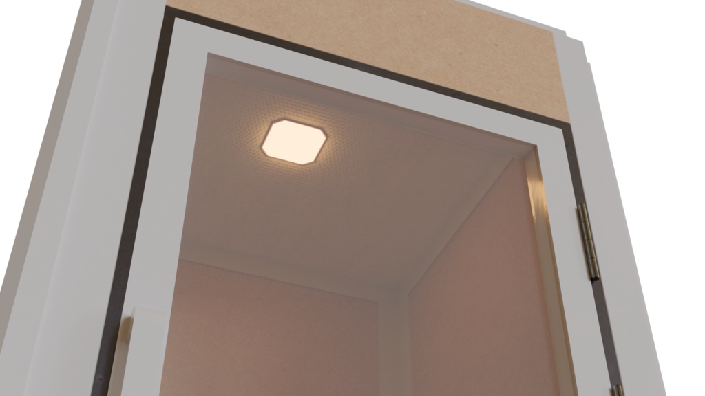 【3DCG】簡易防音ブースキット